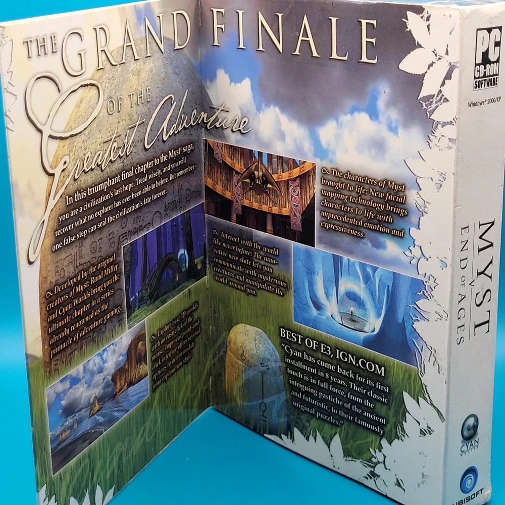 Myst V‎ End of Ages (PC CD-ROM, 2005) NEW SEALED Ubisoft